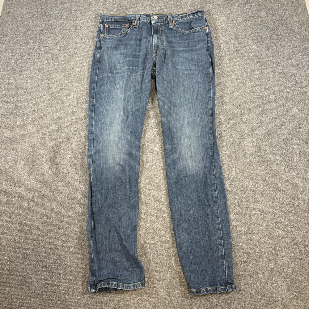 Levi's Jeans Mens 32x30 (Fits 30x30) Blue 511 Slim Fit Pockets Denim Medium Wash